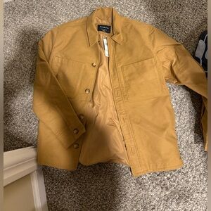 Abercrombie & Fitch Men's Camel Shirt Jacket